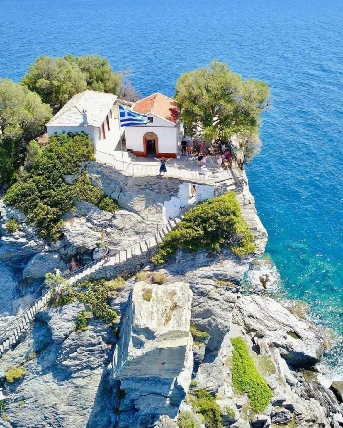 Romantic Lemonia Cottage Skopelos Town Exterior foto