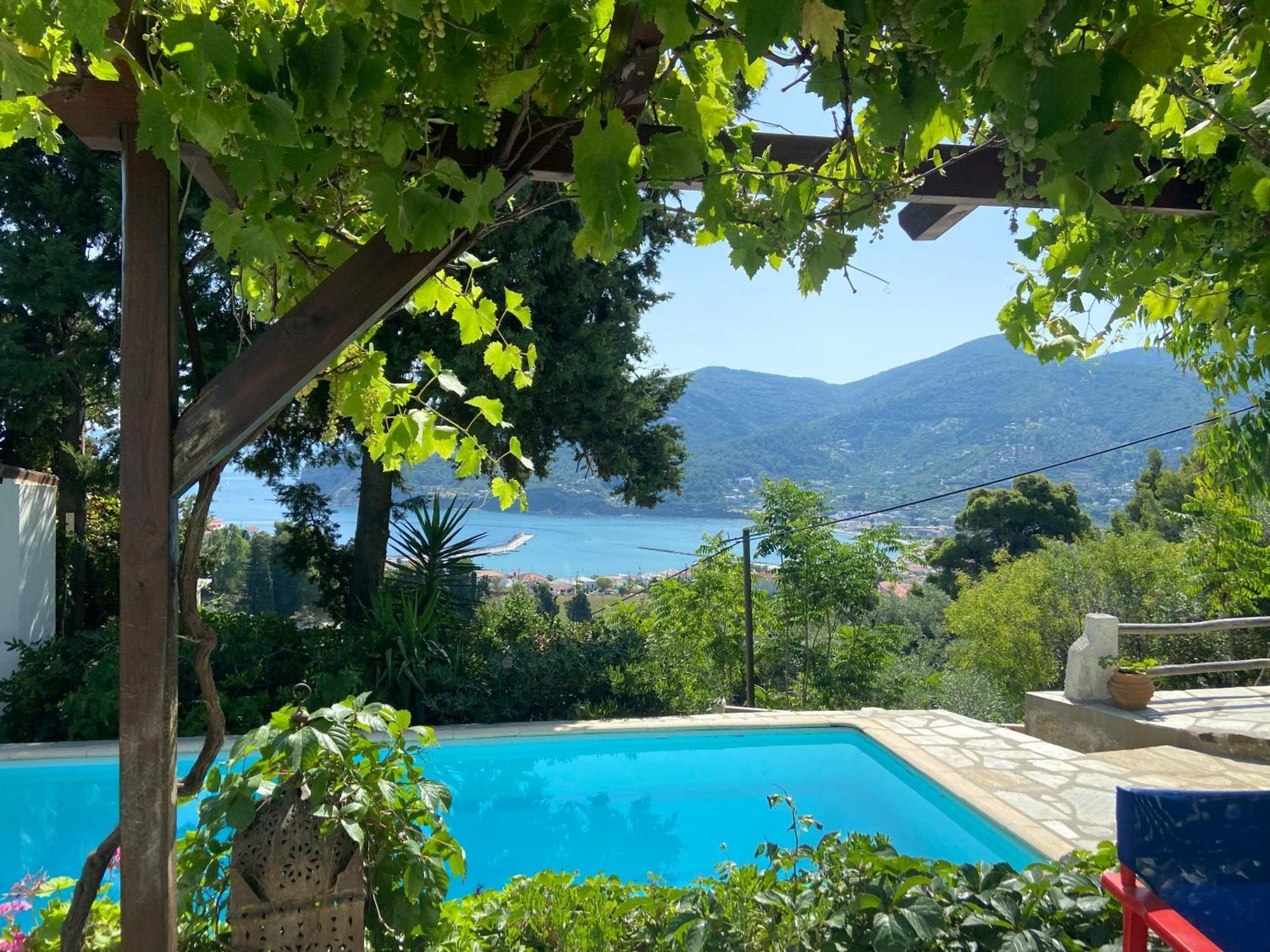 Romantic Lemonia Cottage Skopelos Town Exterior foto