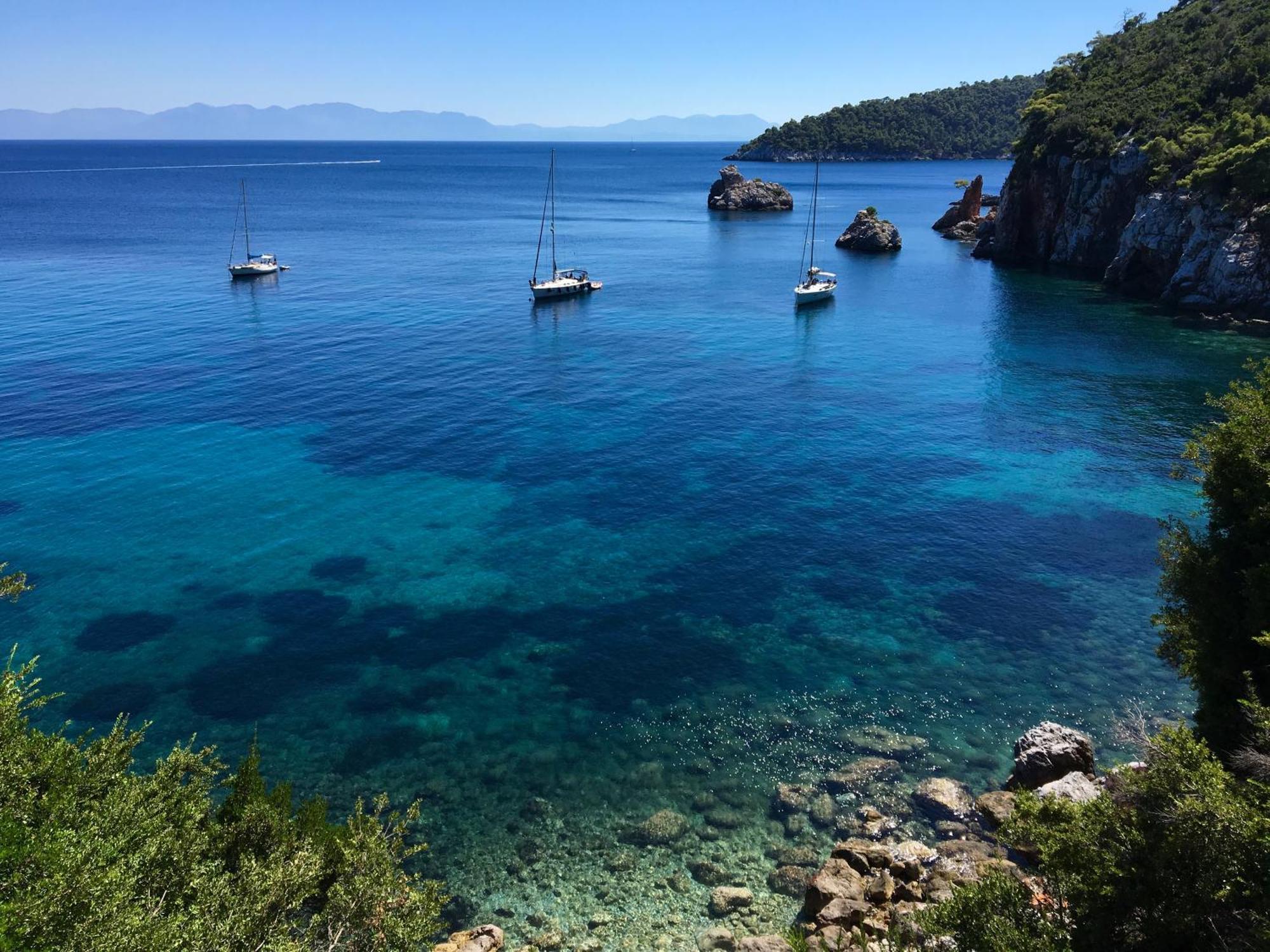 Romantic Lemonia Cottage Skopelos Town Exterior foto